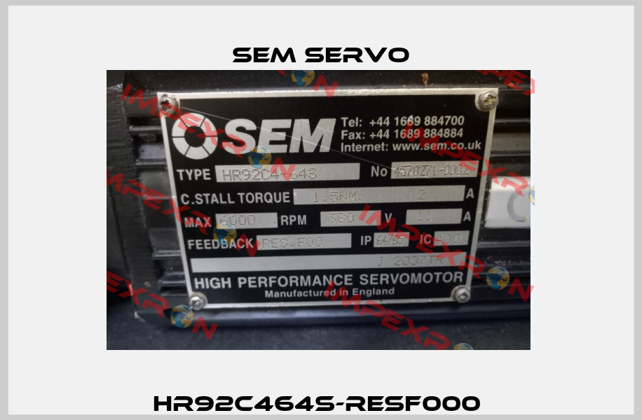 HR92C464S-RESF000  SEM SERVO