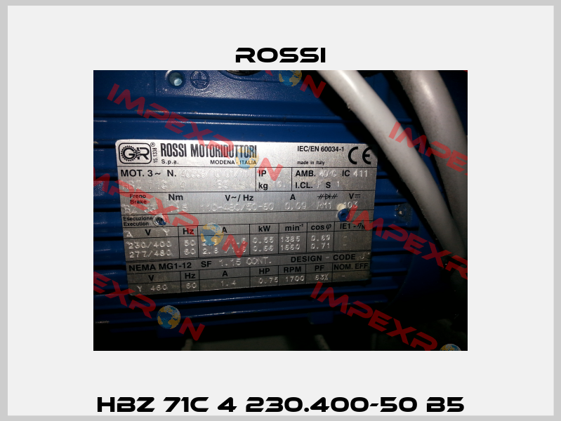 HBZ 71C 4 230.400-50 B5 Rossi