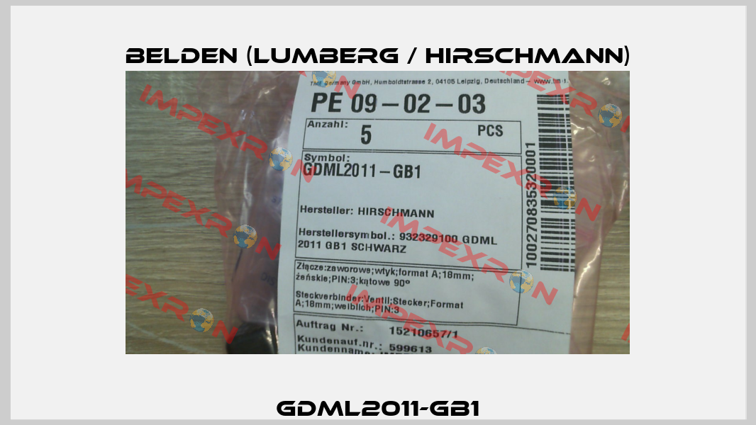 GDML2011-GB1 Belden (Lumberg / Hirschmann)
