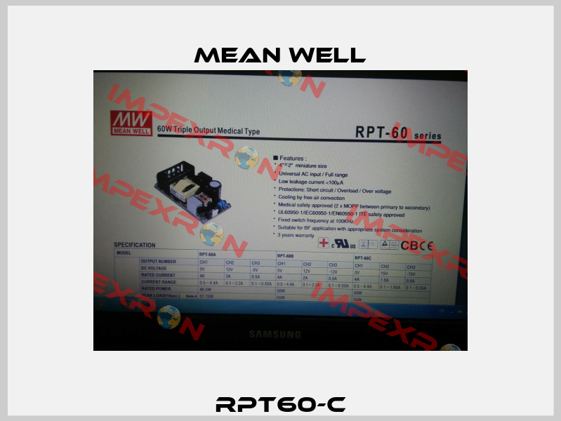 RPT60-C Mean Well