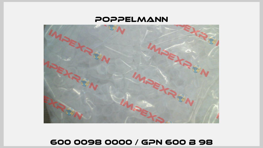 600 0098 0000 / GPN 600 B 98 Poppelmann