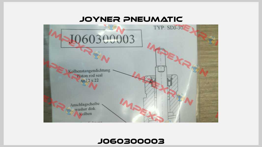 J060300003 Joyner Pneumatic