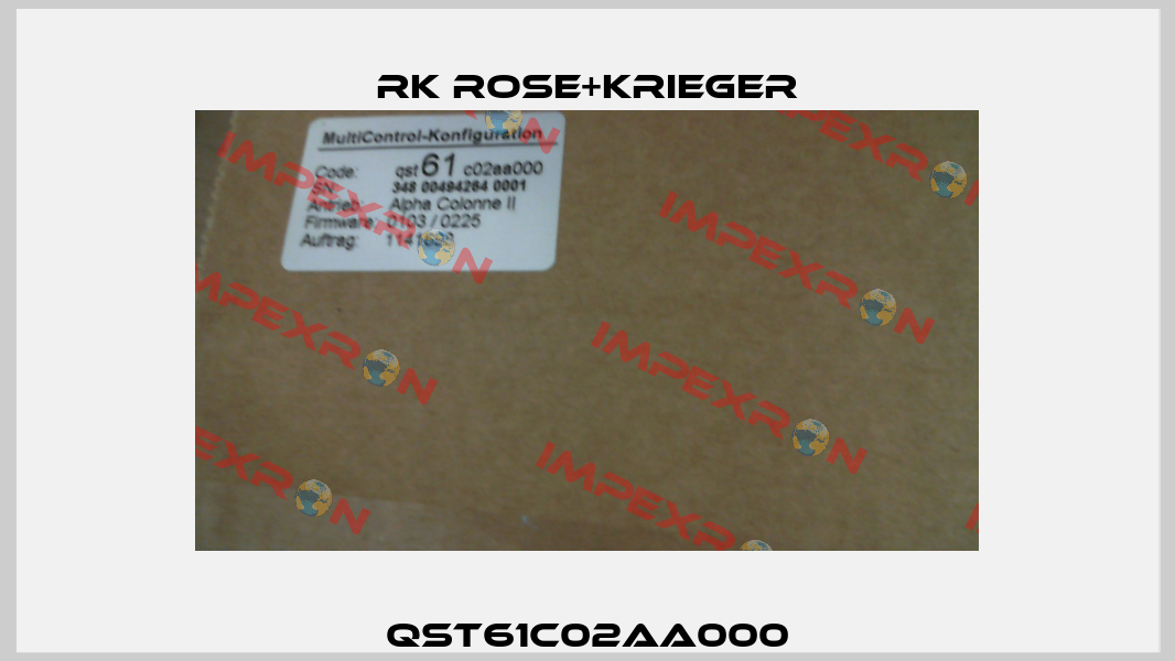 QST61C02AA000 RK Rose+Krieger