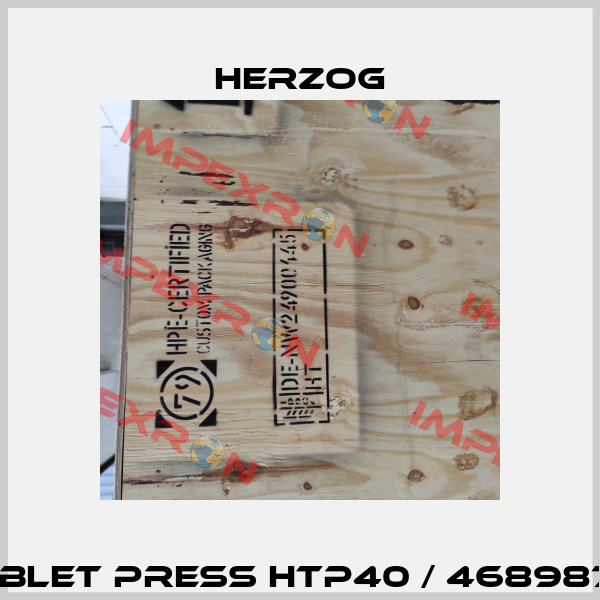 Tablet Press HTP40 / 468987-3 Herzog