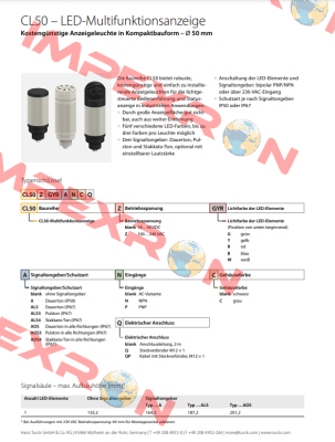 CL50ZYALS3 Turck