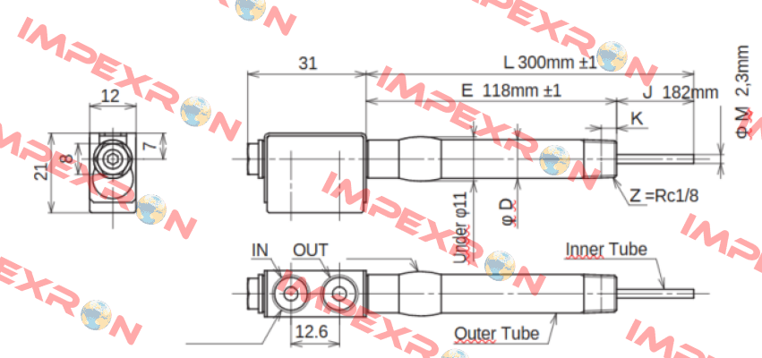 JC-KRM-10-L300-E118-J182-M2.3 Ahresty-tec