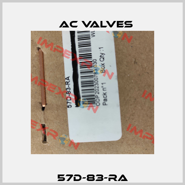 57D-83-RA МAC Valves